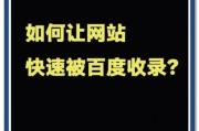 网站收录慢怎么办_如何加快百度收录