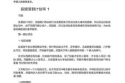 互联网项目投资计划书怎么写_互联网项目商业计划书模板