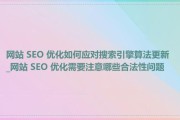 如何应对搜索引擎算法更新_网站SEO优化策略