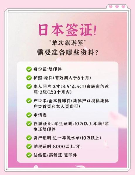 去日本旅游签证怎么办_日本自由行签证材料清单