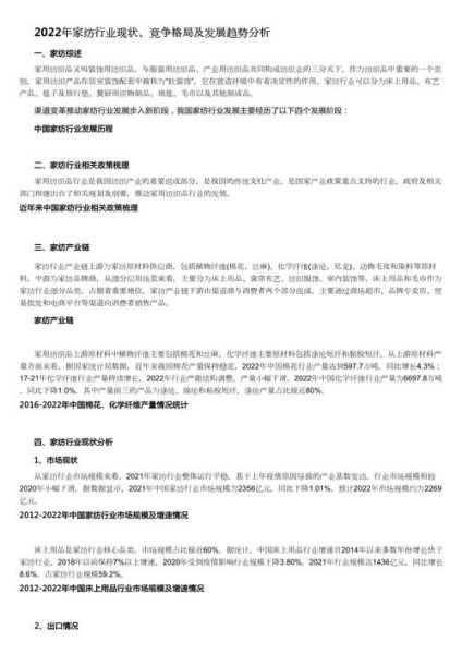 中国家纺行业现状如何_2024年家纺品牌怎么选