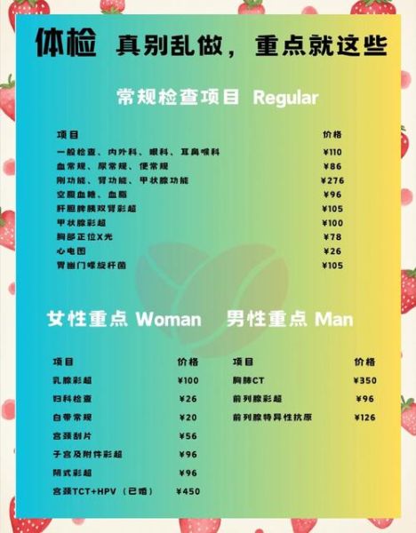 体检套餐怎么选_体检前注意事项