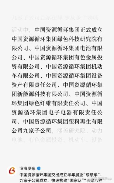 资源环保集团有限公司怎么样_资源环保集团是国企吗