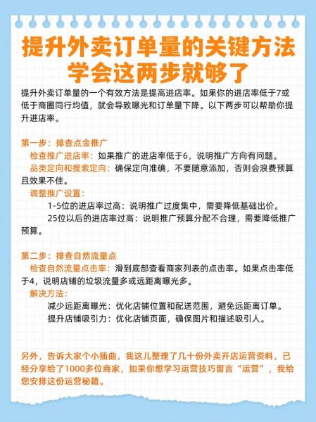 2024年餐饮门店如何提升客流量_外卖平台运营技巧