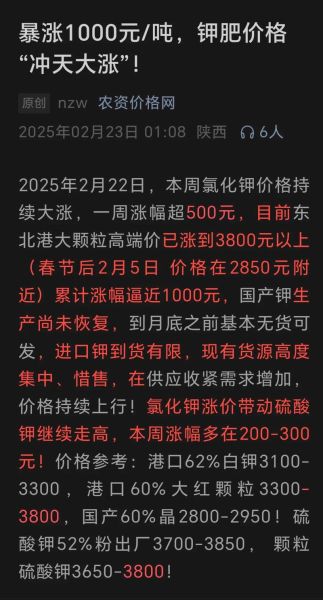 化肥行业投资风险有哪些_2024年化肥价格波动大吗