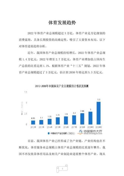 体育市场分析_体育产业未来趋势