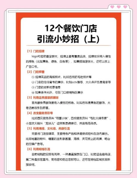 餐饮店怎么引流_外卖平台如何提升排名