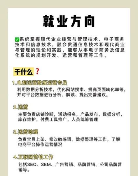 电子商务专业就业方向_电子商务专业学什么