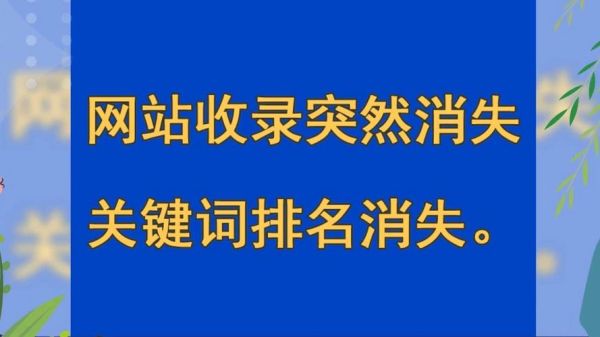 网站排名突然下降怎么办_如何快速恢复权重