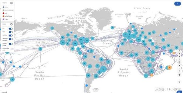 世界互联网电缆分布在哪里_海底光缆如何铺设