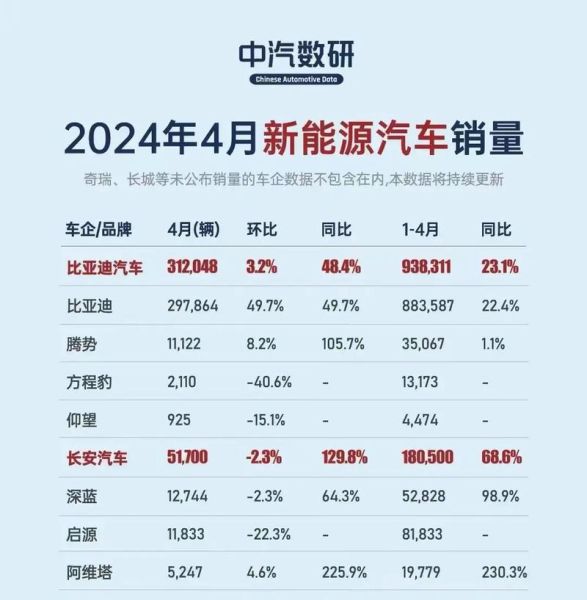 全球电动汽车销量排名_2024年市场趋势