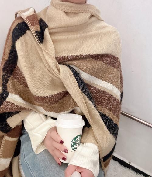 围巾怎么搭配好看_围巾什么材质最保暖