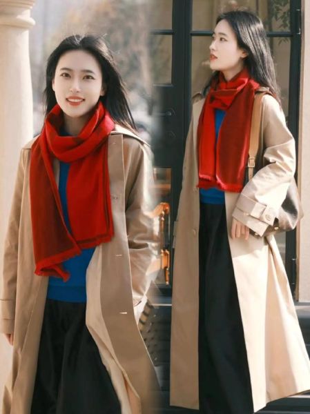 围巾怎么搭配好看_围巾什么材质最保暖