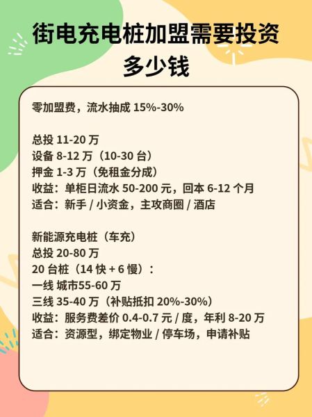 2024新能源充电桩赚钱吗_充电桩加盟需要多少钱