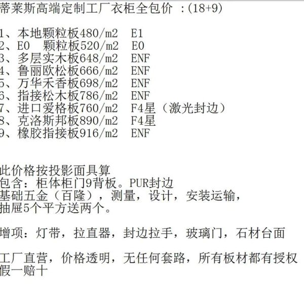 定制衣柜价格怎么算_定制衣柜多久能做好