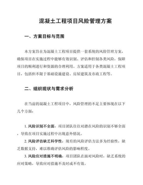 混凝土行业风险有哪些_如何规避
