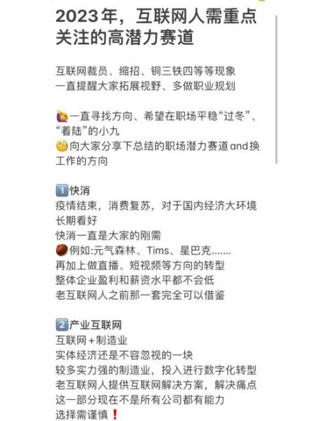 互联网行业有哪些发展前景_2024年值得关注的五大赛道