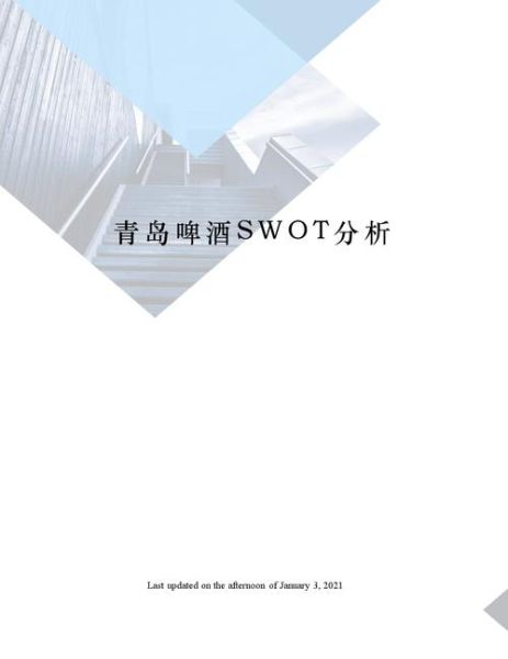 啤酒行业SWOT分析_如何抓住市场机会