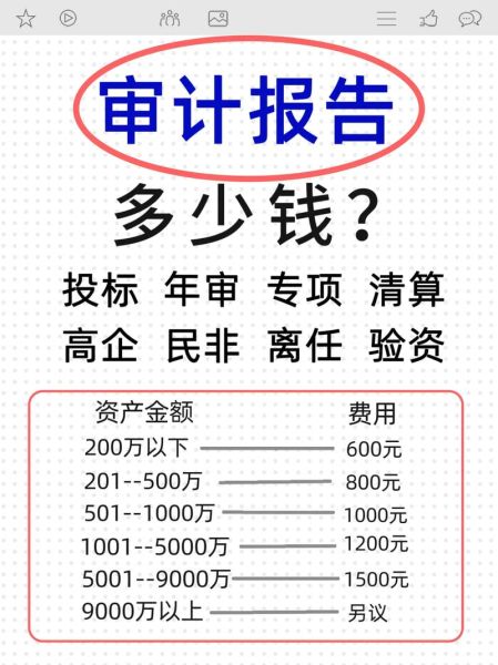 审计报告收费标准_审计报告多久能出