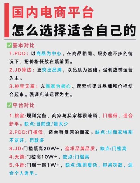 互联网销售平台有哪些_如何选择适合自己的电商平台