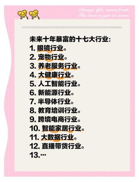 重庆哪些行业最有前景_重庆未来十年最赚钱行业