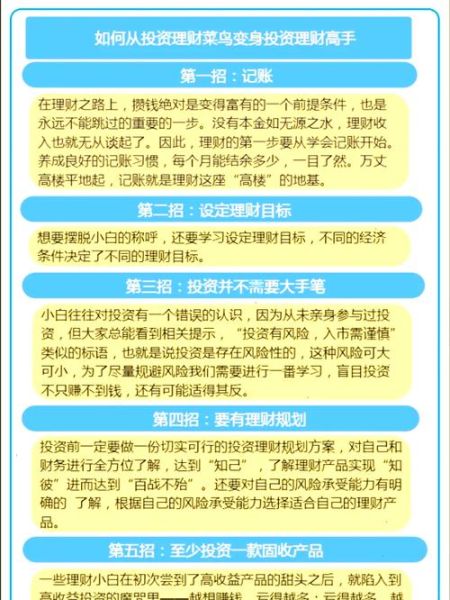 新手如何理财_稳健理财产品有哪些