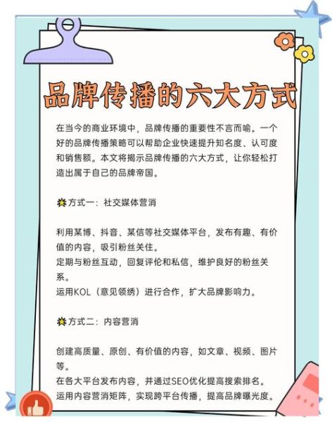 如何提升品牌传播效果_品牌传播策略有哪些